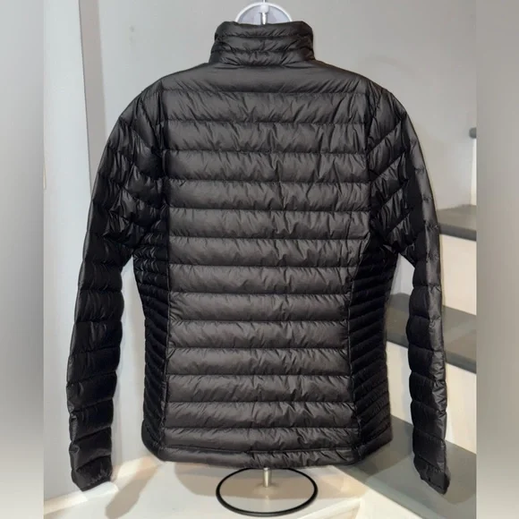 Womens Size Extra Large (XL) Patagonia Down Sweater Puffer Black Full Zip Jacket - Picture 2 of 3